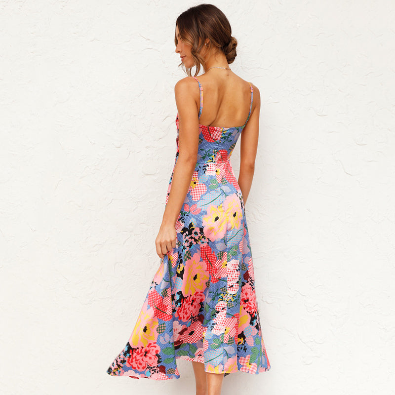 Elegant Women's Maxi Dress | Floral Print for Summer Weddings 4