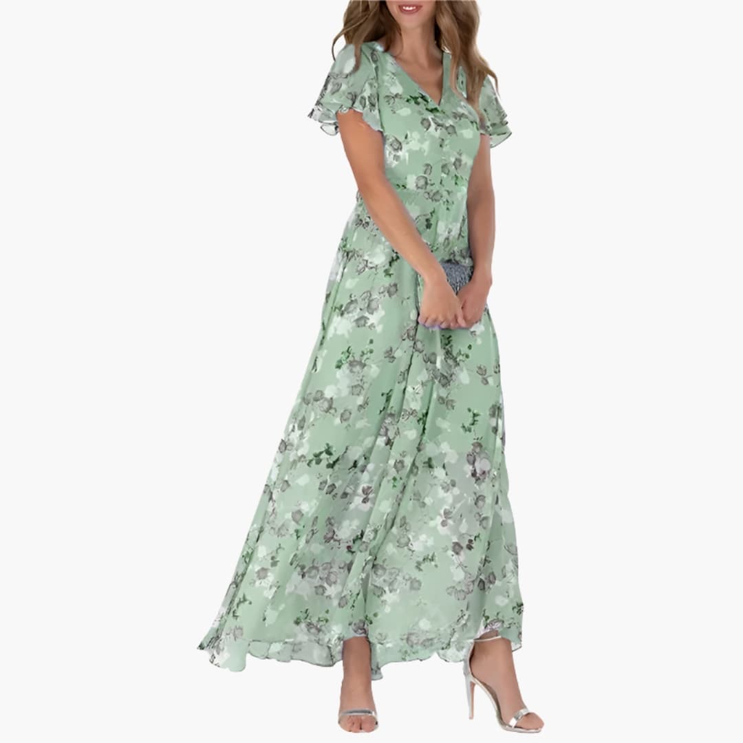 Elegant Women's Midi Dress | Sleeveless Round Neck, Plus Size Available 2