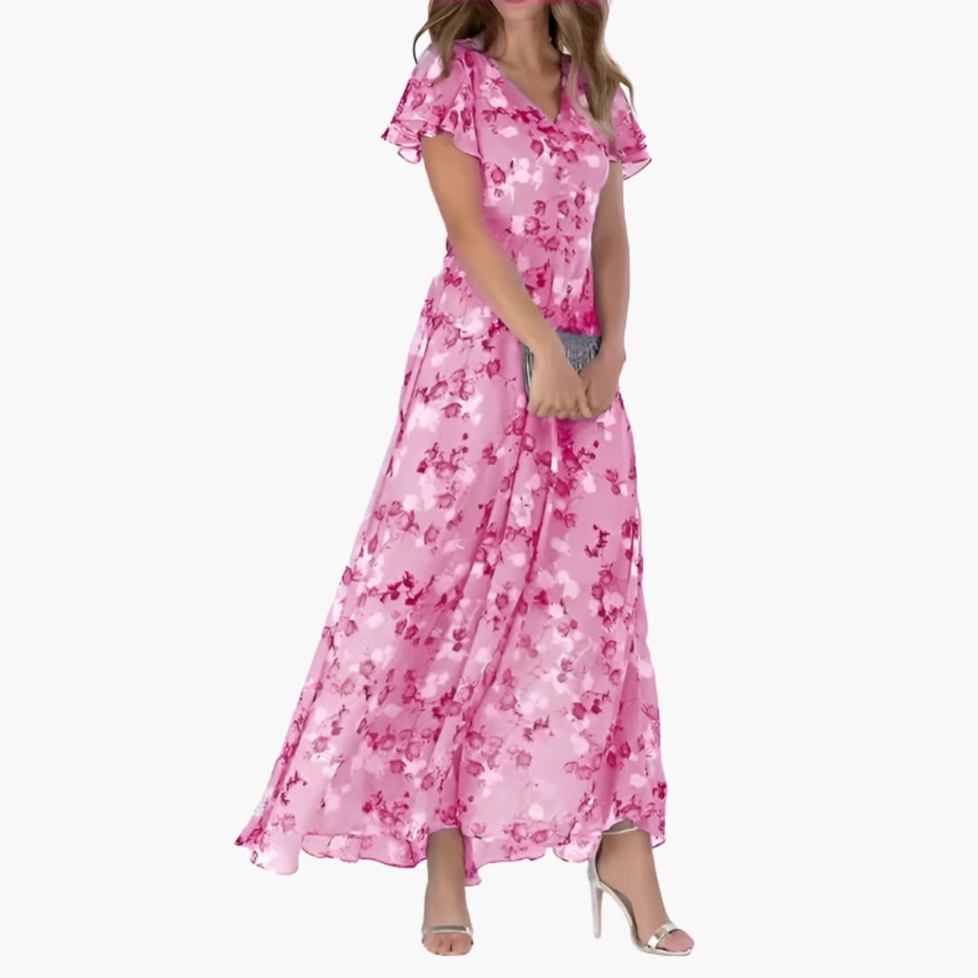 Elegant Women's Midi Dress | Sleeveless Round Neck, Plus Size Available 3