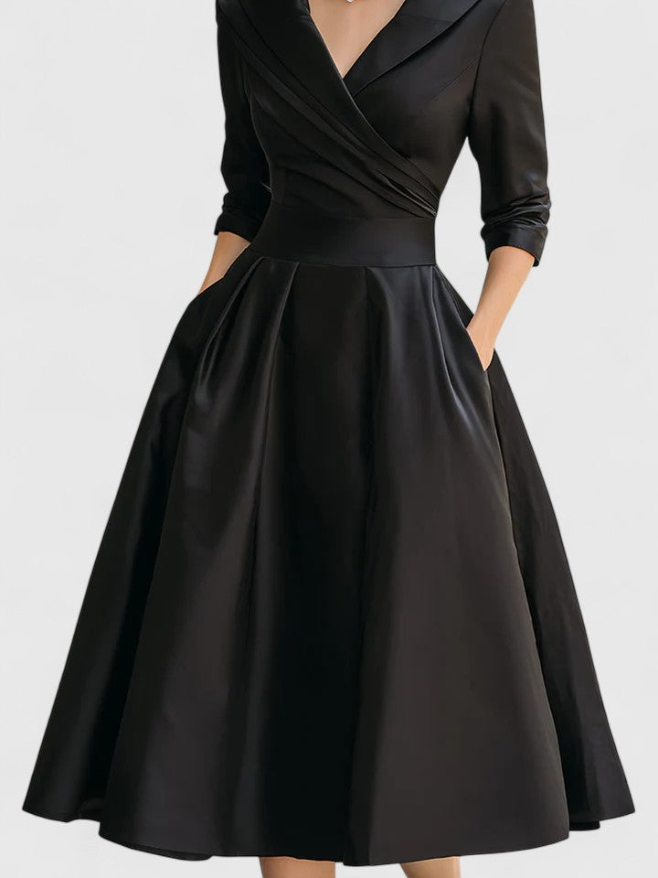 Elegant Women's Midi Dress | Versatile Design 2