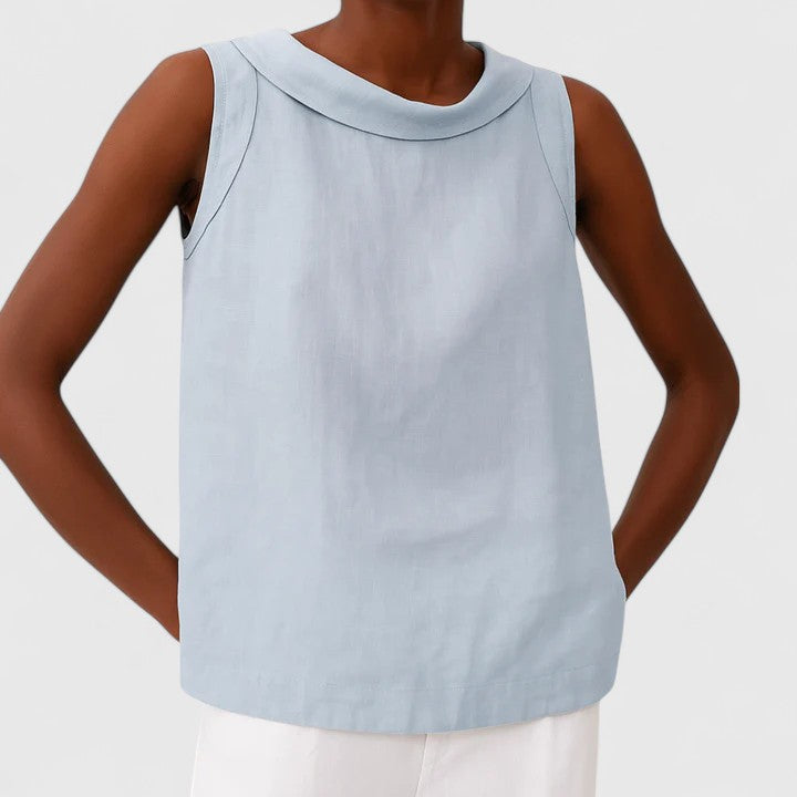 Elegant Women's Top | Softly Structured Design 1