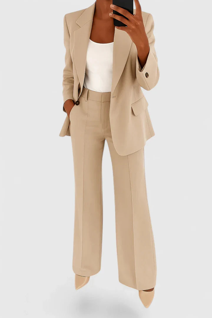 Elegant Women's Two-Piece Suit Set | Timeless Design 3