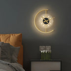 Élise Horloge Lumineuse | Cadre Doré, Éclairage Intelligent 5