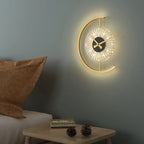 Élise Horloge Lumineuse | Cadre Doré, Éclairage Intelligent 6