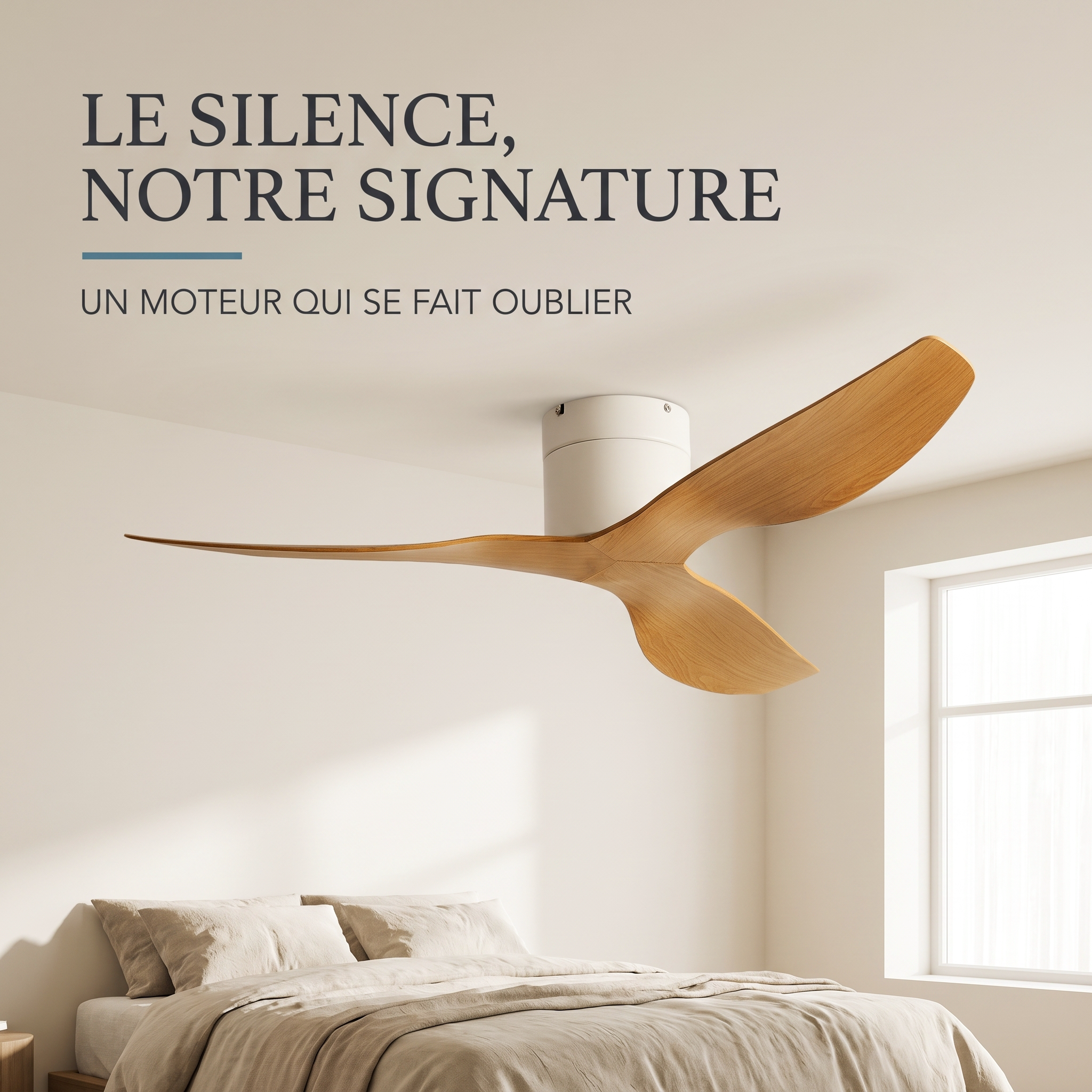 Élise Ventilateur Plafond | Design Silencieux avec Télécommande, Moderne 6