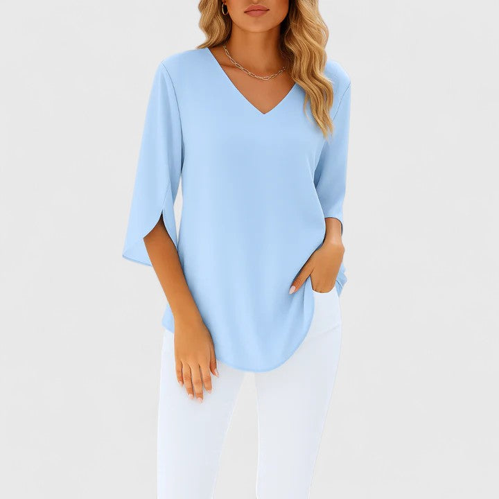 Eloquent Women's Blouse | Elegant Design, Versatile Style 0