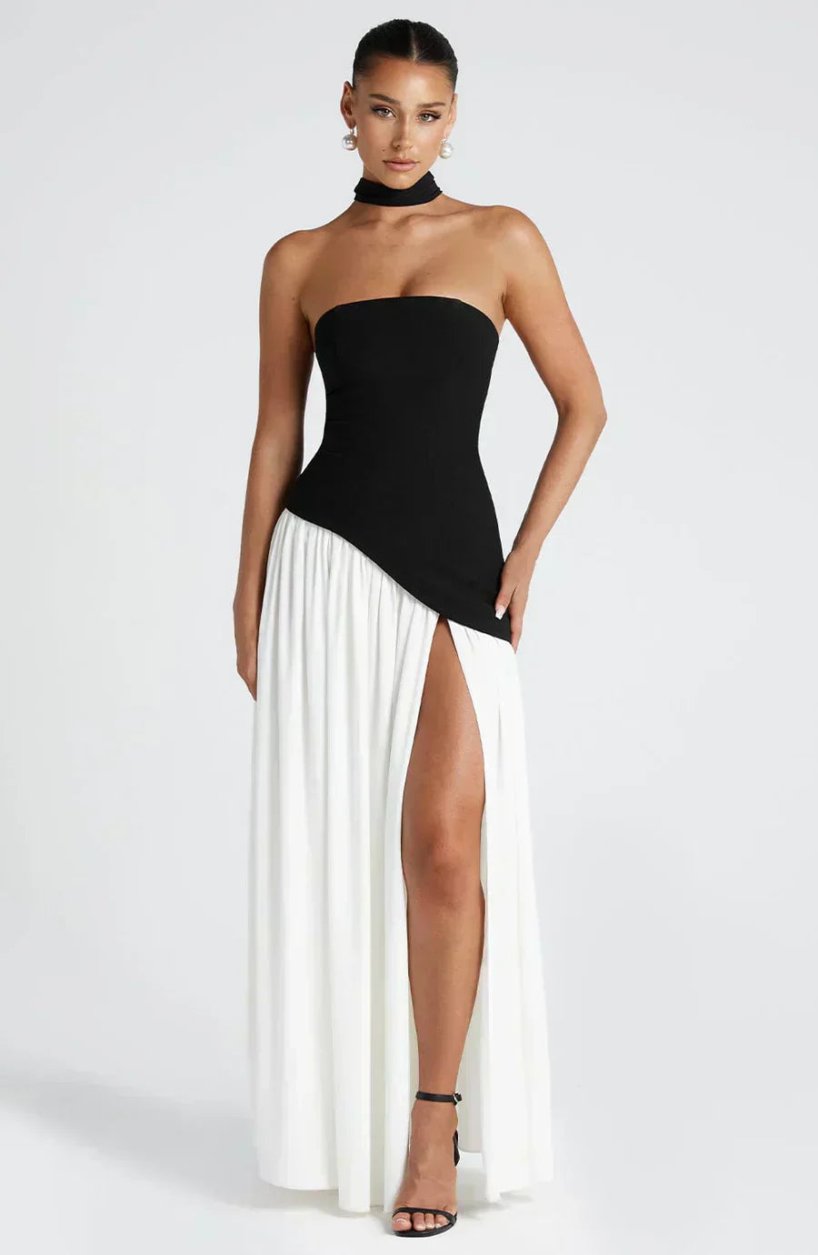 Emily Women's Maxi Dress | Asymmetric Design, Elegant Evening Wear 3