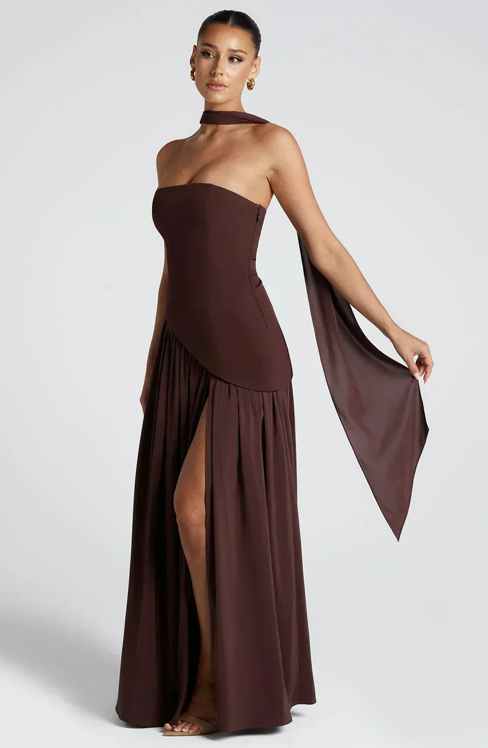 Emily Women's Maxi Dress | Asymmetric Design, Elegant Evening Wear 9
