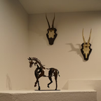 Félix Figurine Cheval | Métal Massif Artisanale Décorative 0