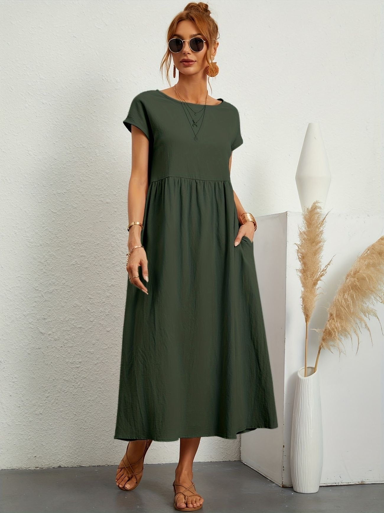 Florence Women's Dress | Lightweight Fabric, Elegant Summer Style 0