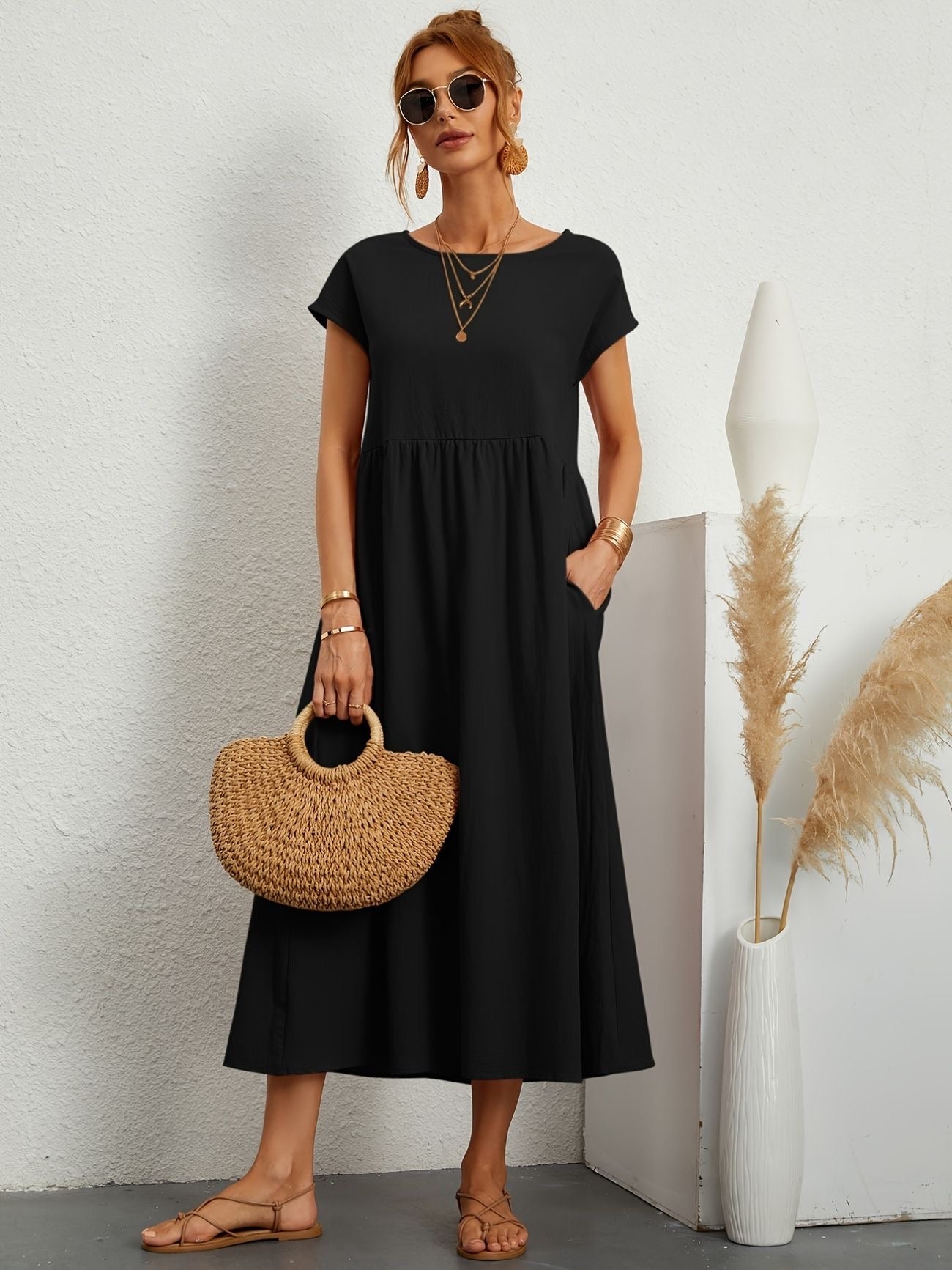 Florence Women's Dress | Lightweight Fabric, Elegant Summer Style 5