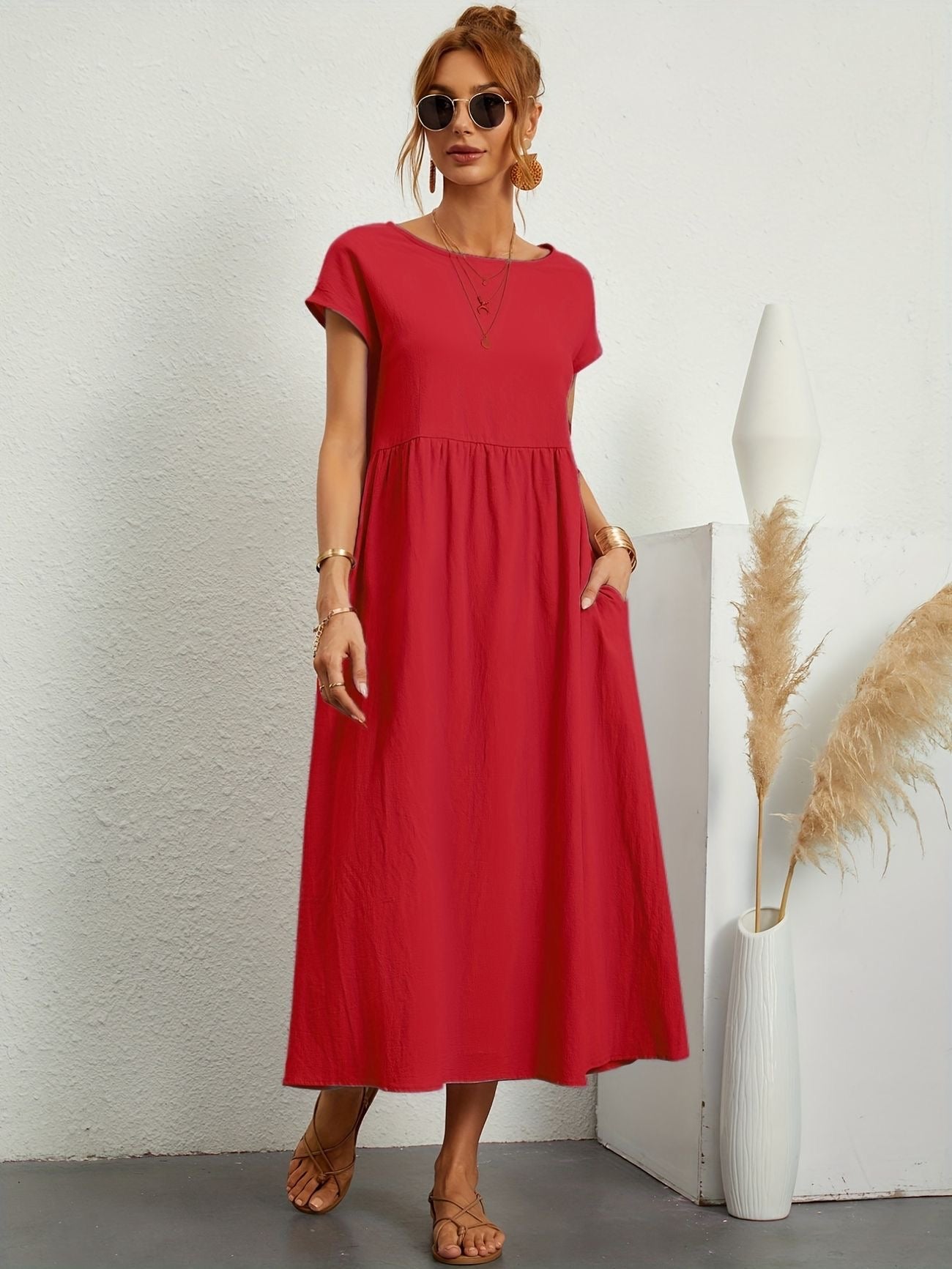Florence Women's Dress | Lightweight Fabric, Elegant Summer Style 6