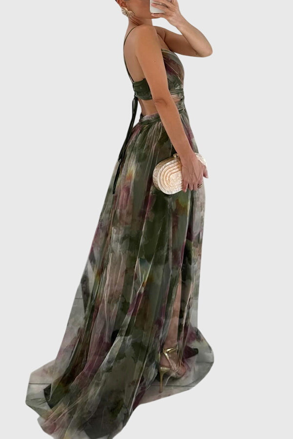 Giselle Women's Maxi Dress | Floral Print, Adjustable Fit 4
