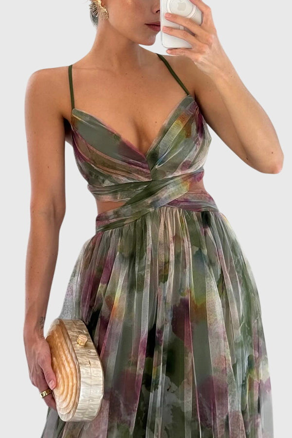 Giselle Women's Maxi Dress | Floral Print, Adjustable Fit 5