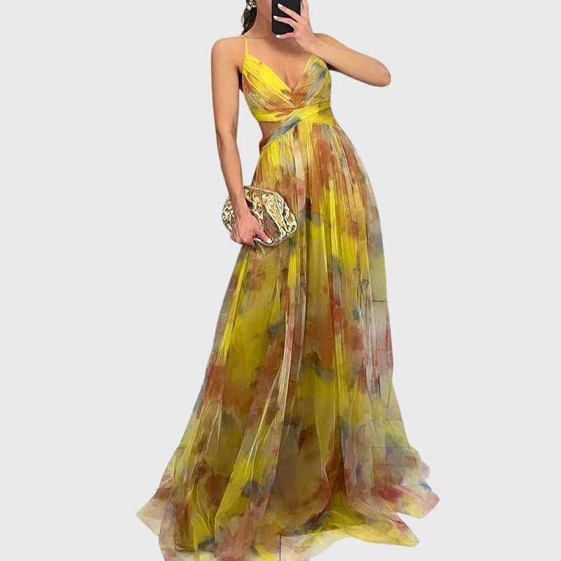 Giselle Women's Maxi Dress | Floral Print, Adjustable Fit 6