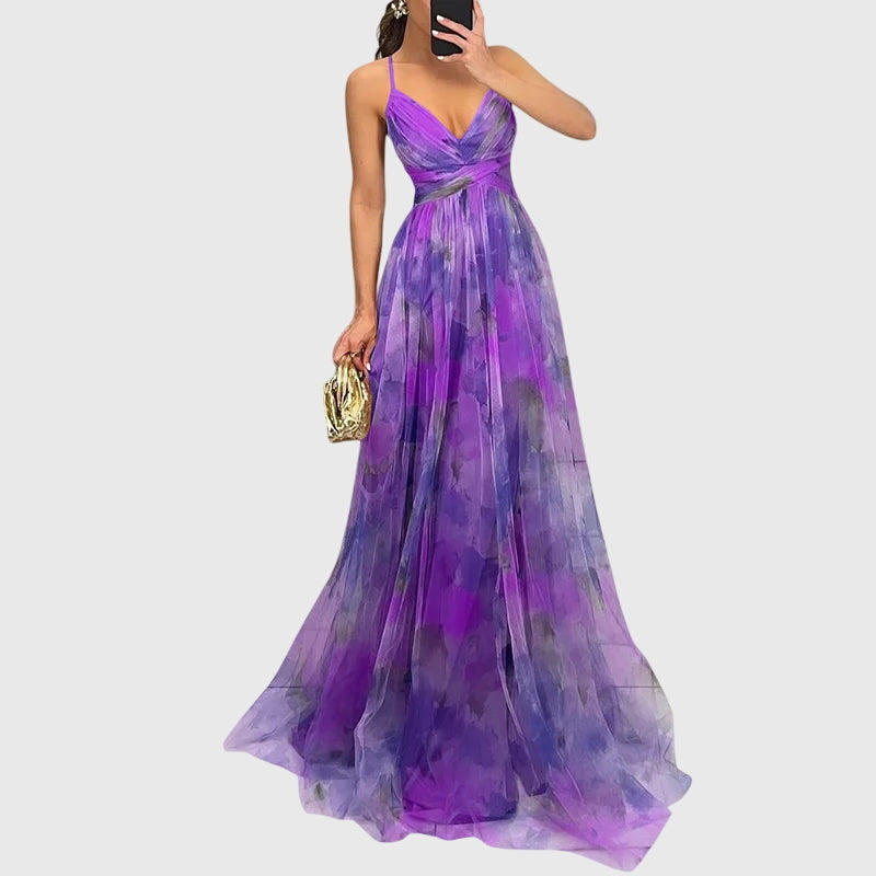 Giselle Women's Maxi Dress | Floral Print, Adjustable Fit 8