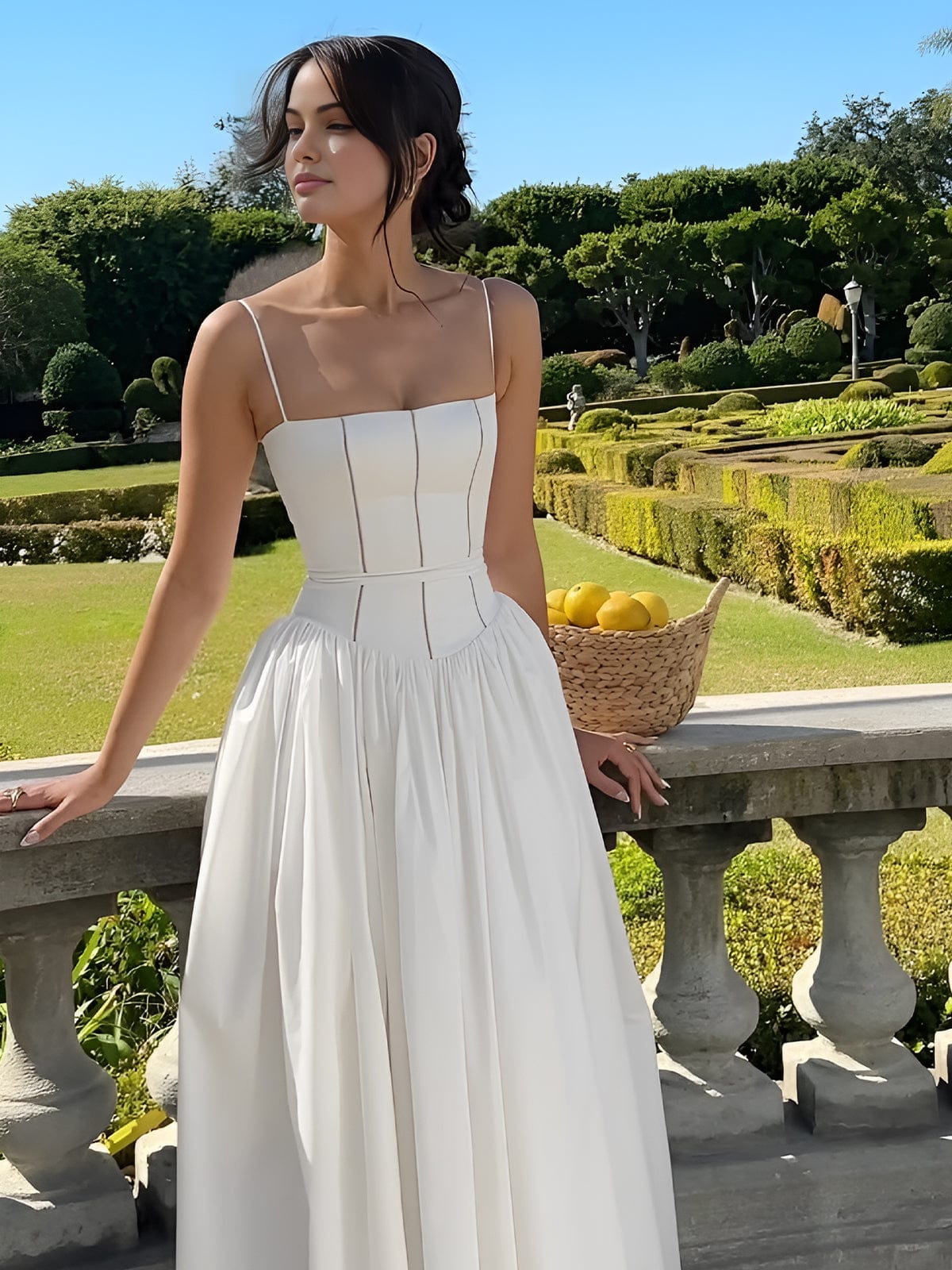 Glamorous Women's Midi Dress | Elegant Corset Design for Formal Occasions 1