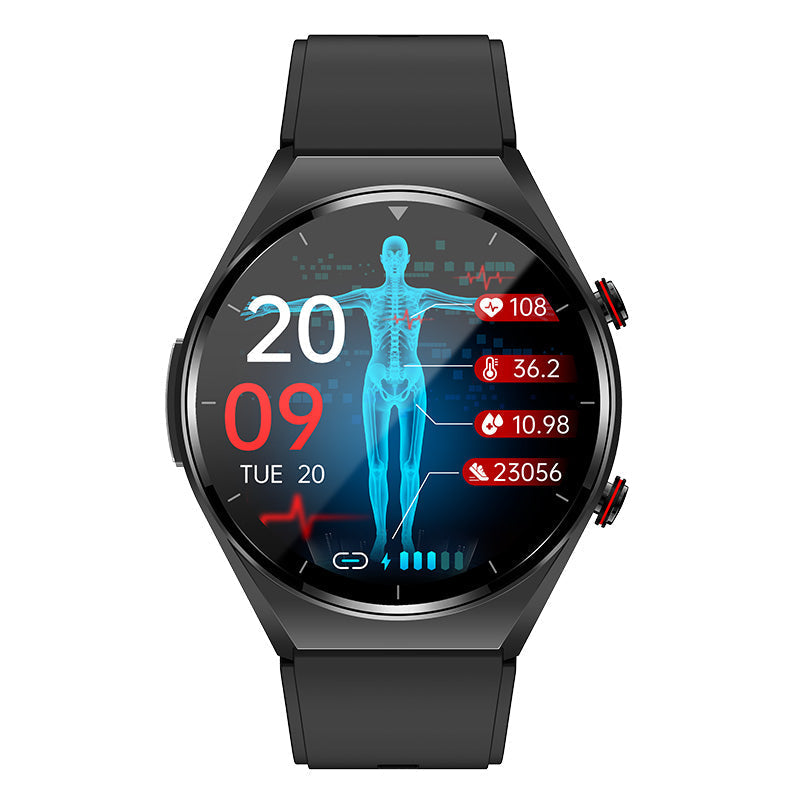 Glycéo Montre Intelligente | Surveillance Glycémie, Pression Artérielle, ECG, Fréquence Cardiaque 1