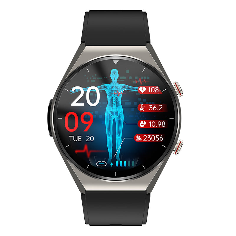 Glycéo Montre Intelligente | Surveillance Glycémie, Pression Artérielle, ECG, Fréquence Cardiaque 2