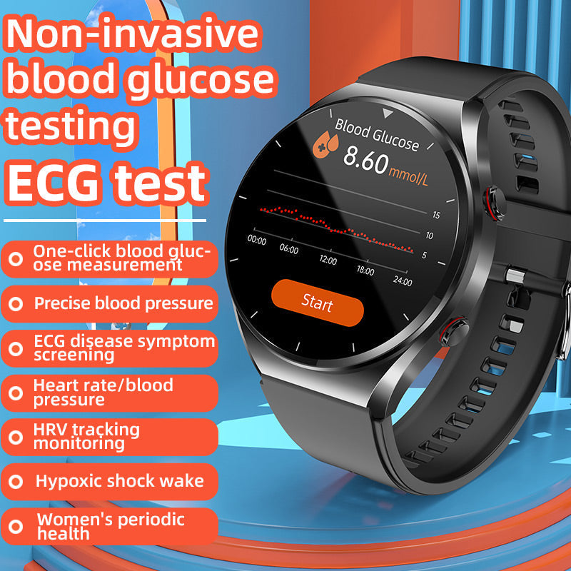 Glycéo Montre Intelligente | Surveillance Glycémie, Pression Artérielle, ECG, Fréquence Cardiaque 4