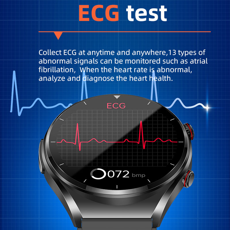 Glycéo Montre Intelligente | Surveillance Glycémie, Pression Artérielle, ECG, Fréquence Cardiaque 7