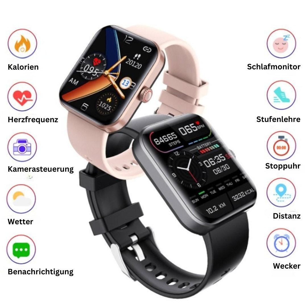 GlycoSense Montre Intelligente | Surveillance Glucose Non Invasive Temps Réel 5