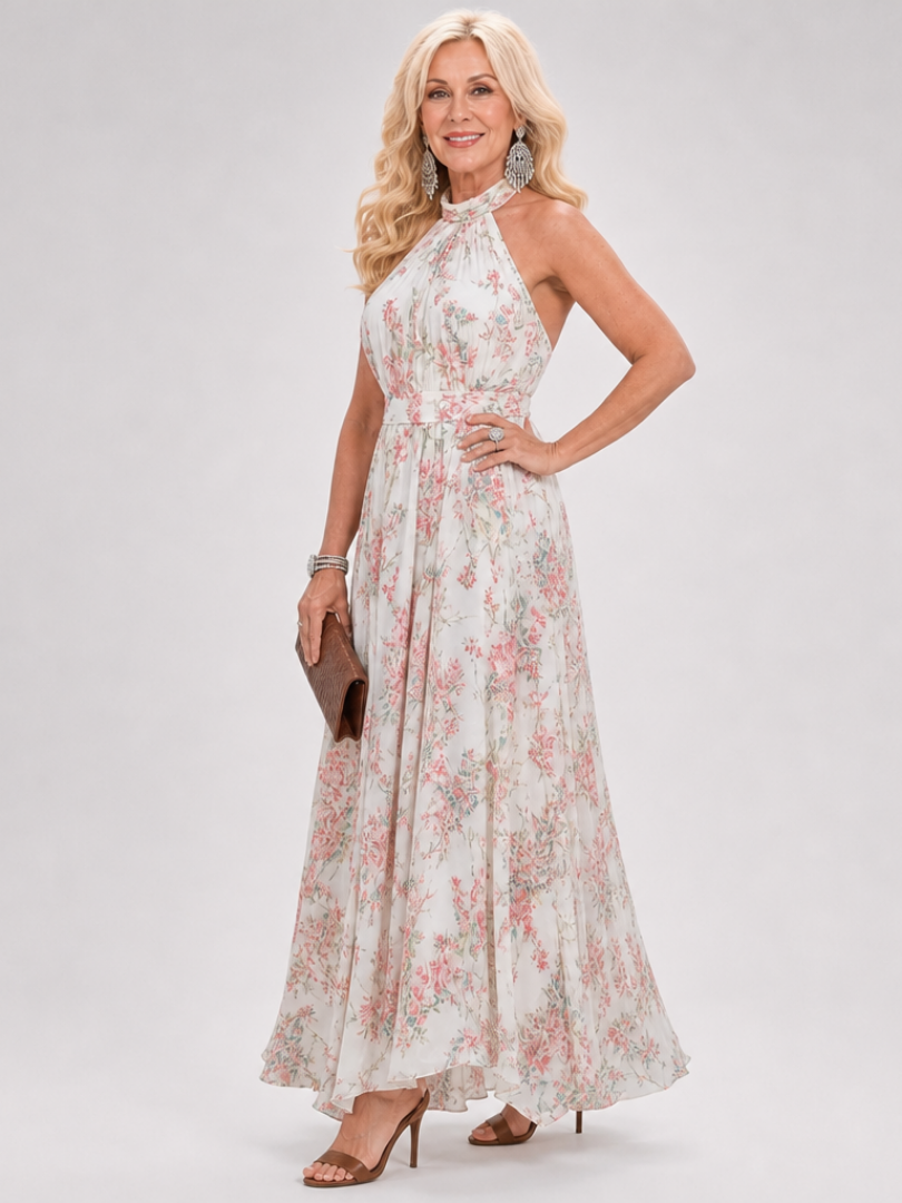 Gorgeous Women's Midi Dress | Floral Print, Lightweight Fabric 4