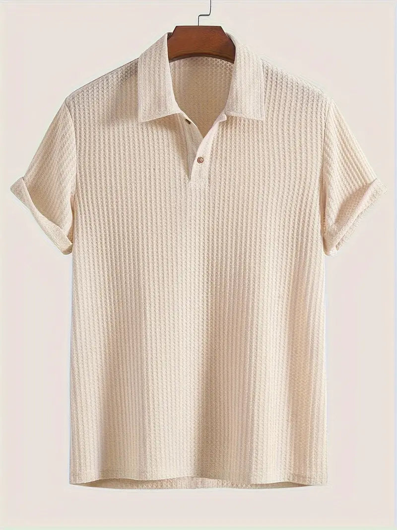 Harbor Men's Polo Shirt | High-Stretch Polyester, Casual Fit 1