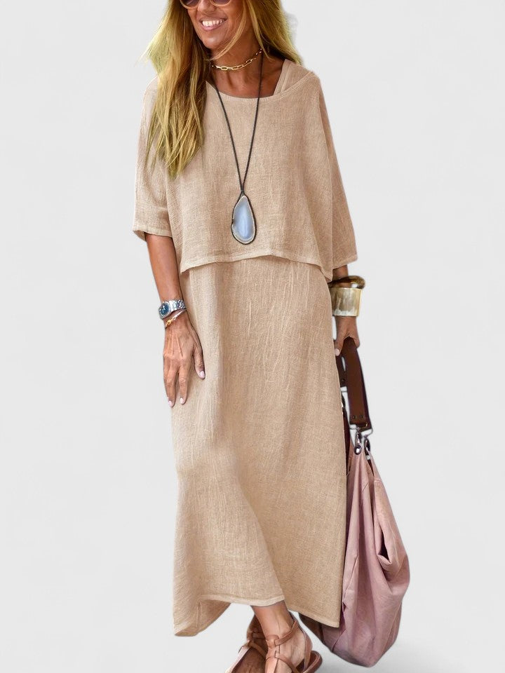 Harlyne Women's Two Piece Set | Soft Fabric, Relaxed Fit Skirt and Top 1