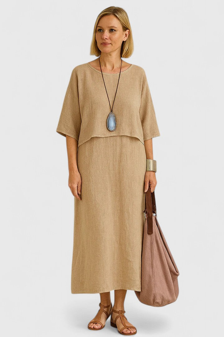 Harlyne Women's Two Piece Set | Soft Fabric, Relaxed Fit Skirt and Top 3
