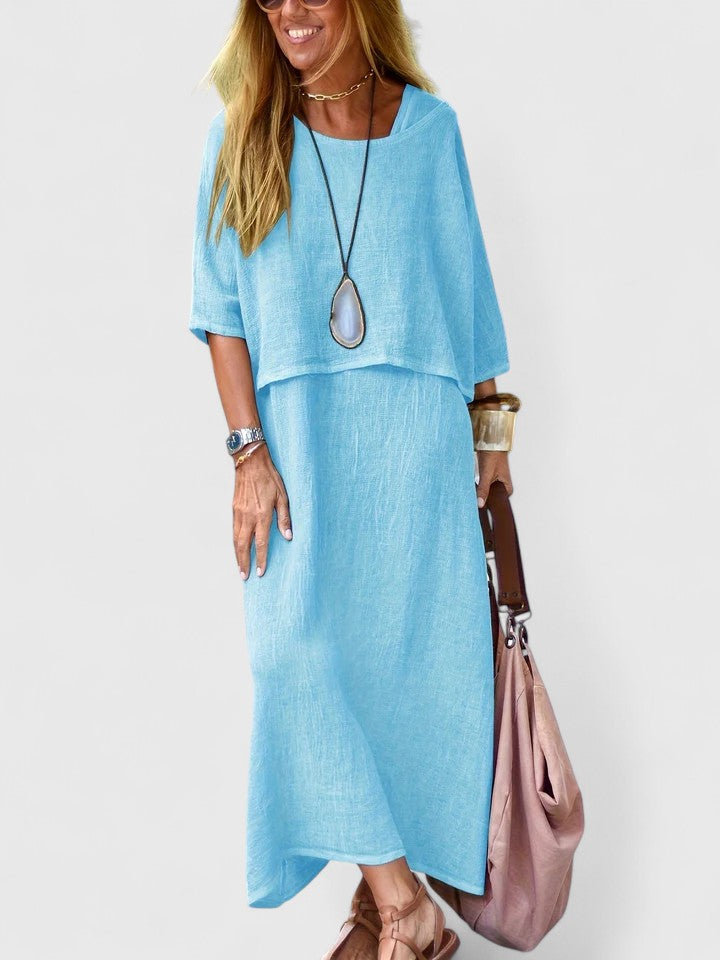 Harlyne Women's Two Piece Set | Soft Fabric, Relaxed Fit Skirt and Top 4