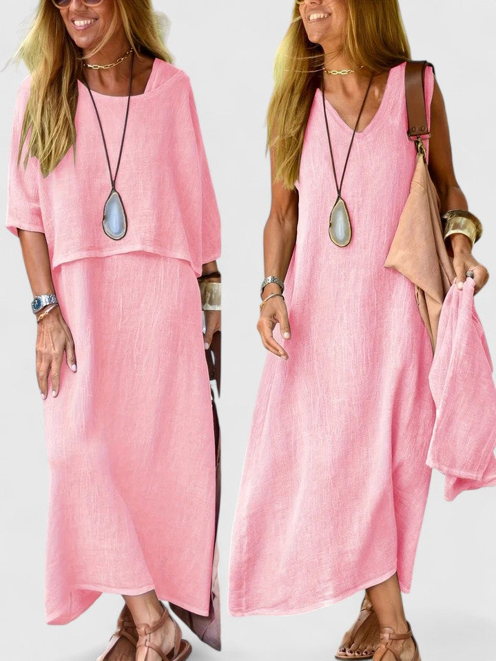 Harlyne Women's Two Piece Set | Soft Fabric, Relaxed Fit Skirt and Top 7