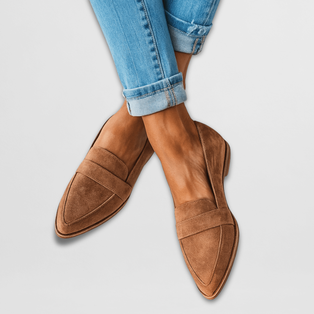 Helen Women's Loafers | Soft Suede, Orthopedic Comfort 0