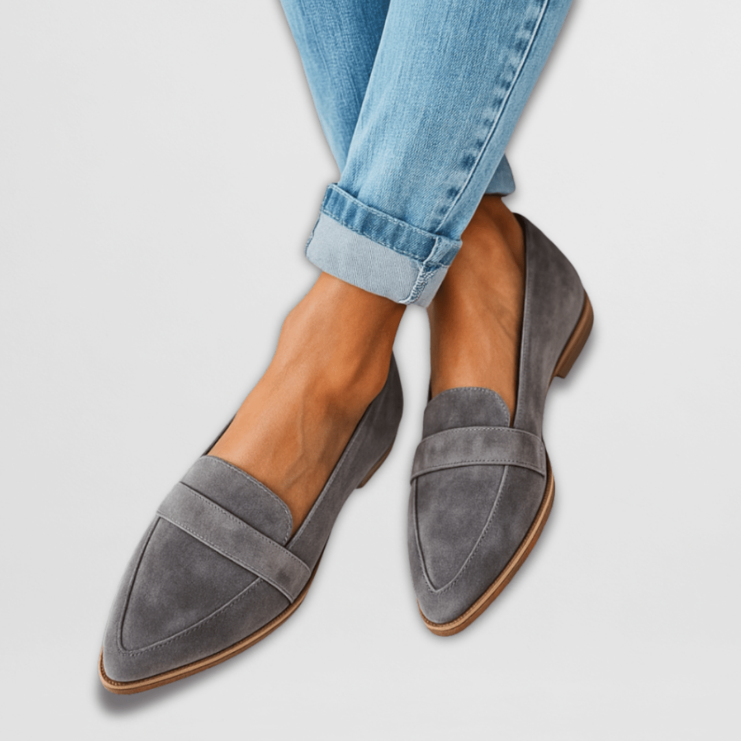Helen Women's Loafers | Soft Suede, Orthopedic Comfort 1