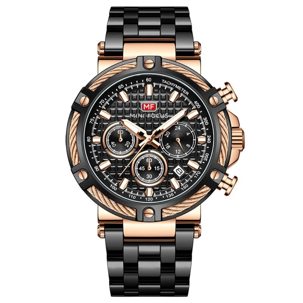 Homme Montre | Design Minimaliste, Bracelet Acier Inoxydable 1