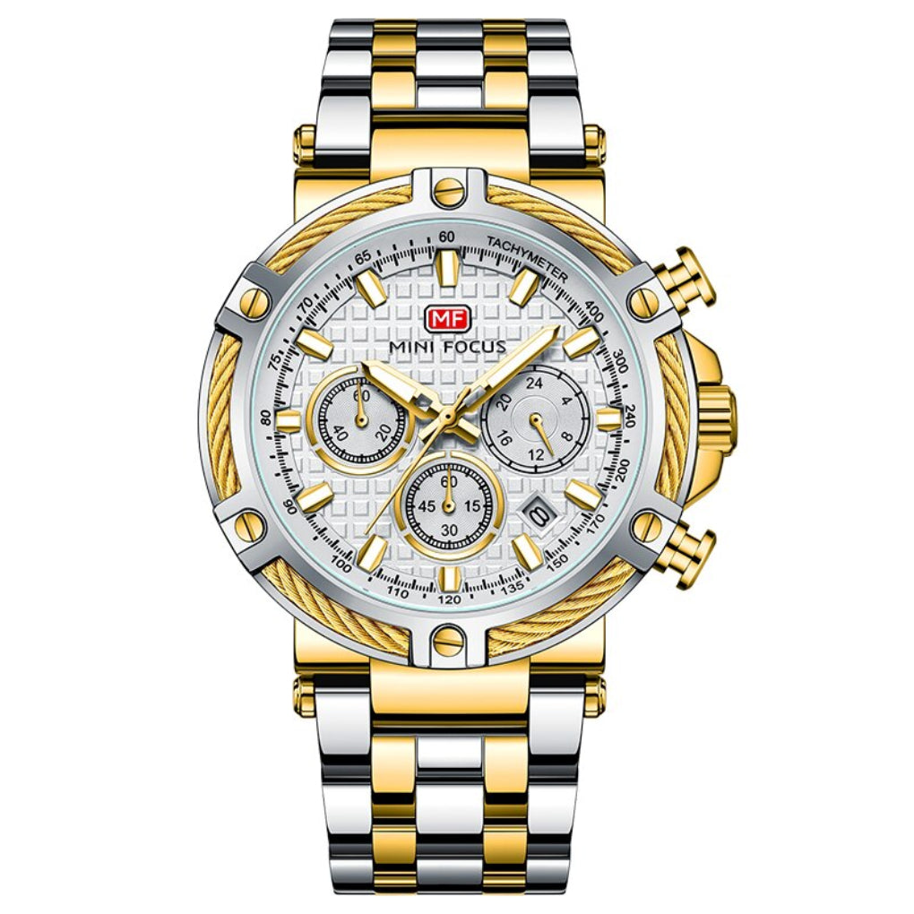 Homme Montre | Design Minimaliste, Bracelet Acier Inoxydable 3
