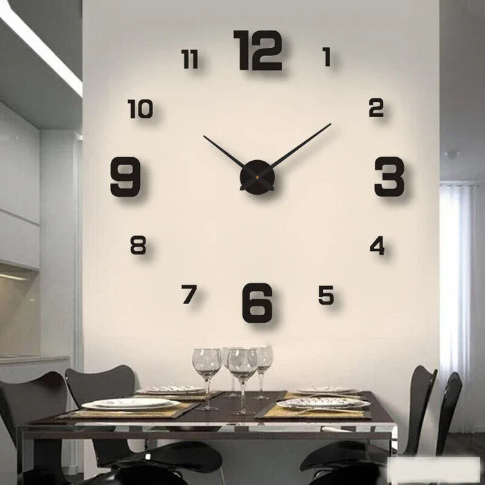 Horloge Murale Design DIY | Taille Ajustable, Moderne et Minimaliste 0