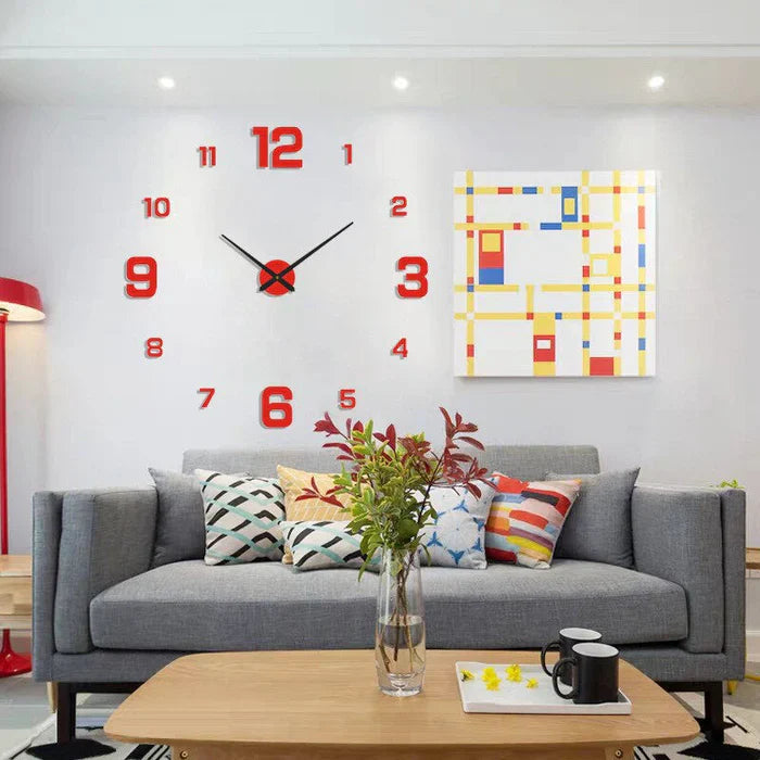 Horloge Murale Design DIY | Taille Ajustable, Moderne et Minimaliste 3