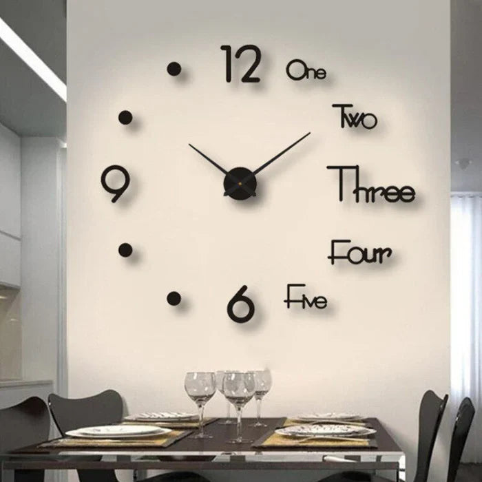 Horloge Murale Design DIY | Taille Ajustable, Moderne et Minimaliste 7