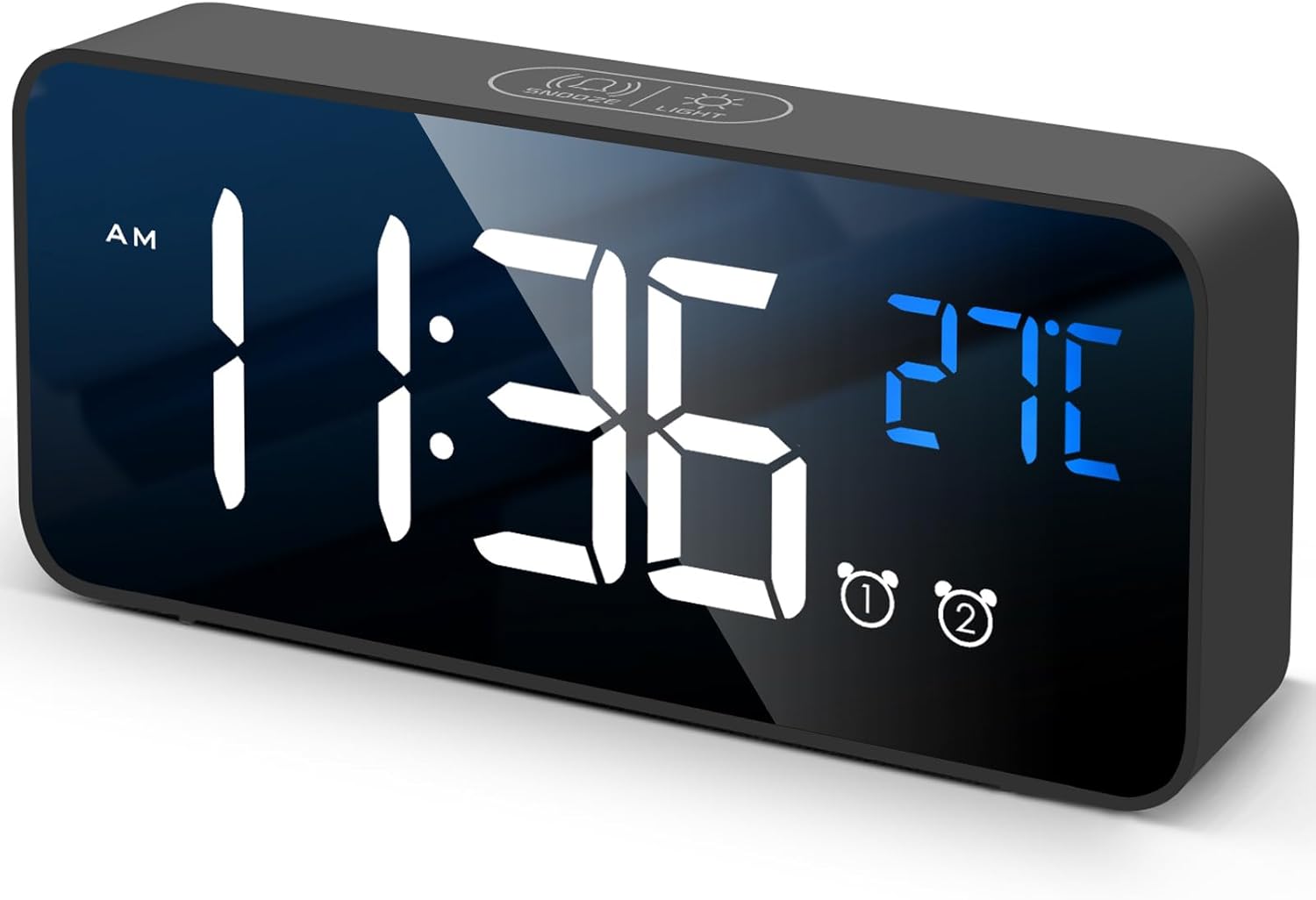 Horloge Numérique Murale | Écran LED 11,5 Pouces, 19 Rappels Programmables 10