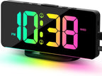 Horloge Numérique Murale | Écran LED 11,5 Pouces, 19 Rappels Programmables 9
