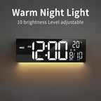 Hugo Horloge Murale et de Bureau | Écran LED 41 cm RGB avec Télécommande 1