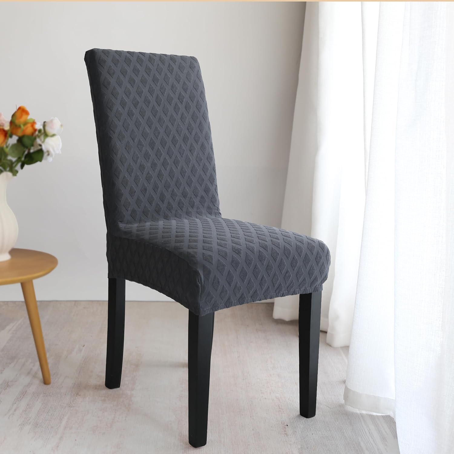 Hugo Housse de Chaise Extensible | Tissu Polyester Élastique, Protection et Style 1