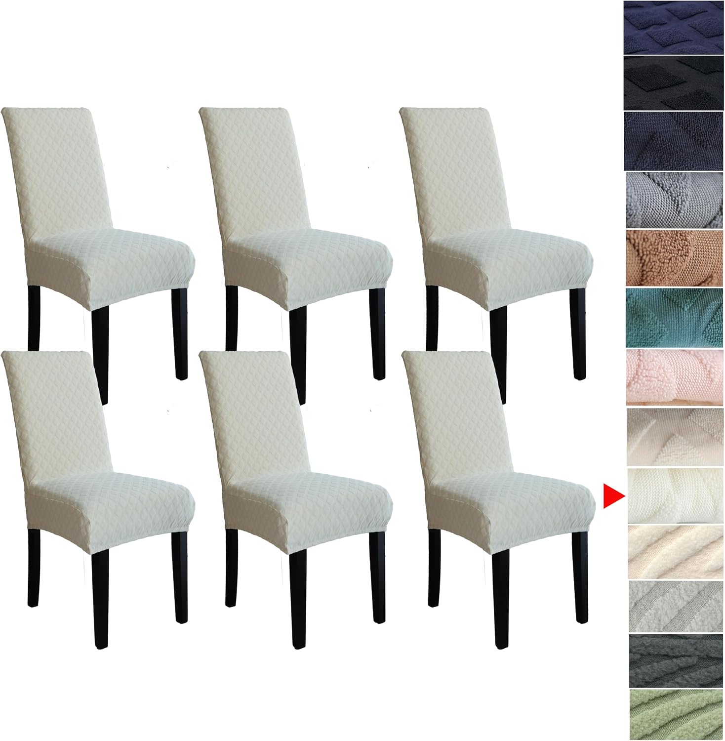 Hugo Housse de Chaise Extensible | Tissu Polyester Élastique, Protection et Style 13
