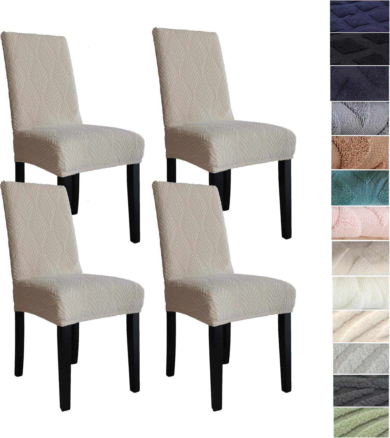 Hugo Housse de Chaise Extensible | Tissu Polyester Élastique, Protection et Style 16