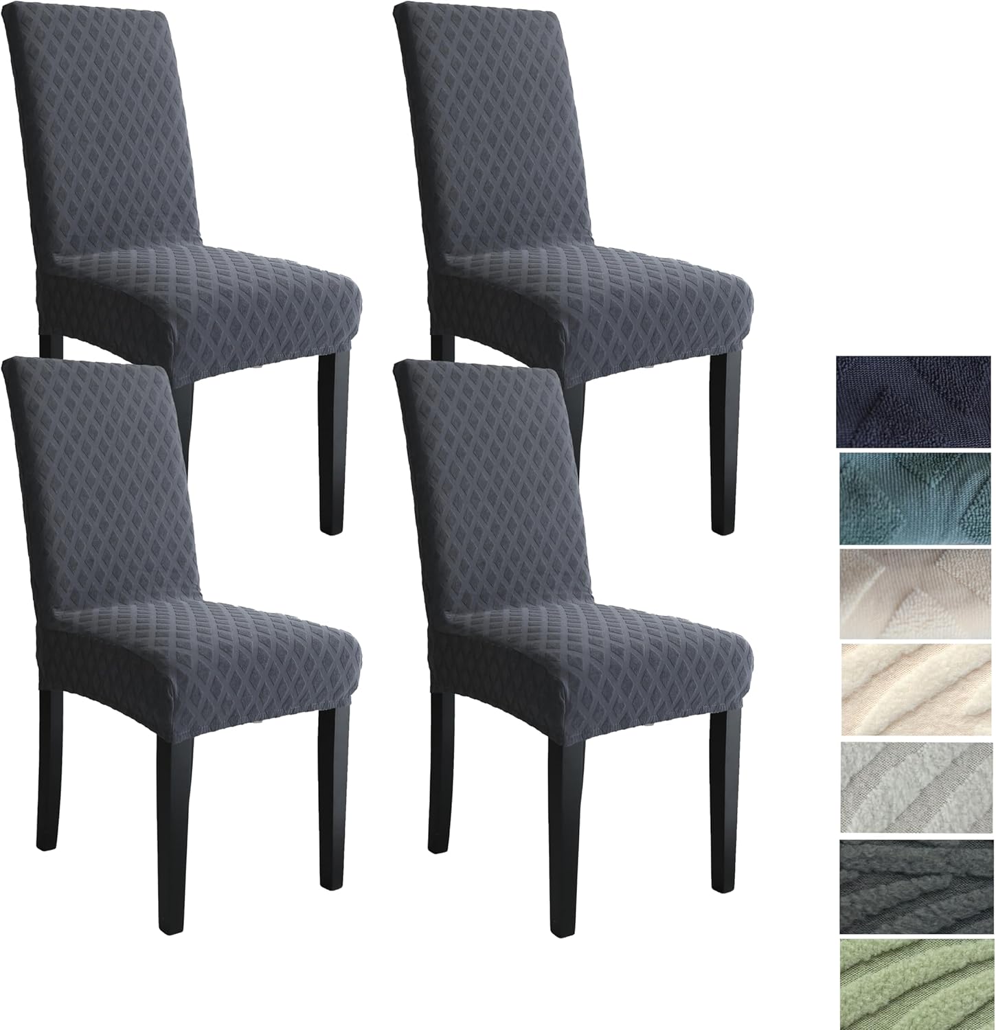 Hugo Housse de Chaise Extensible | Tissu Polyester Élastique, Protection et Style 2