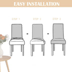 Hugo Housse de Chaise Extensible | Tissu Polyester Élastique, Protection et Style 7
