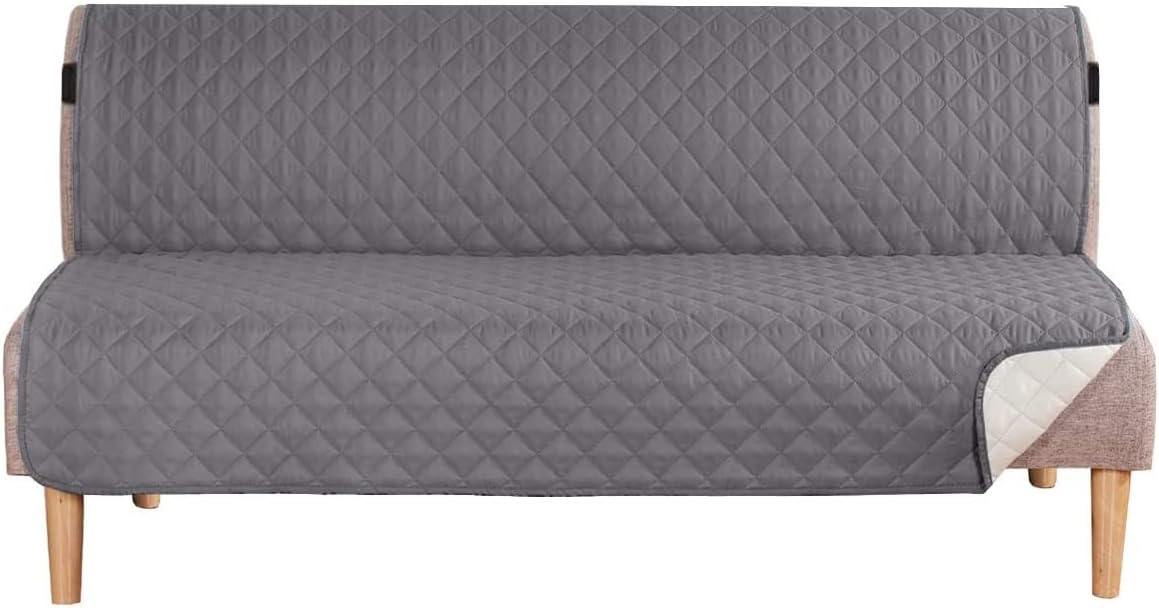 Hugo Housse de Futon | Coton Synthétique Matelassé Réversible, Protection Élégante 0