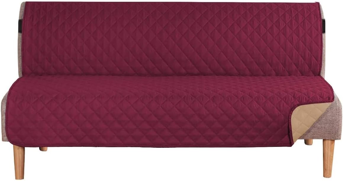 Hugo Housse de Futon | Coton Synthétique Matelassé Réversible, Protection Élégante 1
