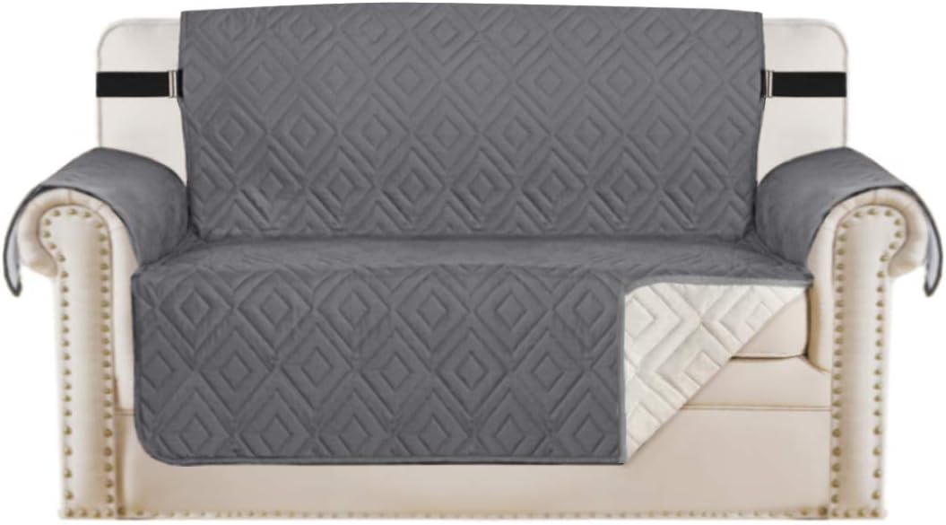 Hugo Housse de Futon | Coton Synthétique Matelassé Réversible, Protection Élégante 9